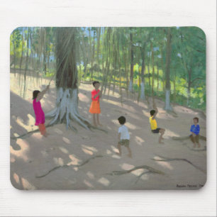 Baum-Schwingen-Elefant-Insel Bombay 2000 Mousepad