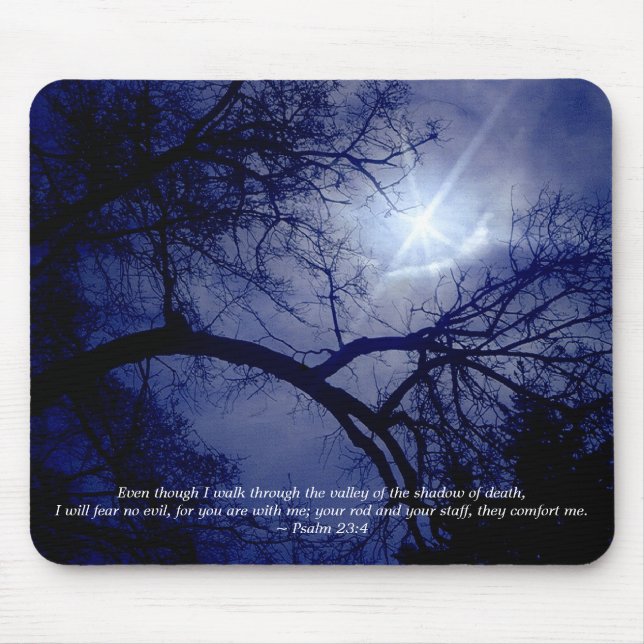 Baum-SilhouetteScripture Mousepad (Vorne)