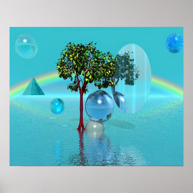 Baum Sphere Poster (Vorne)