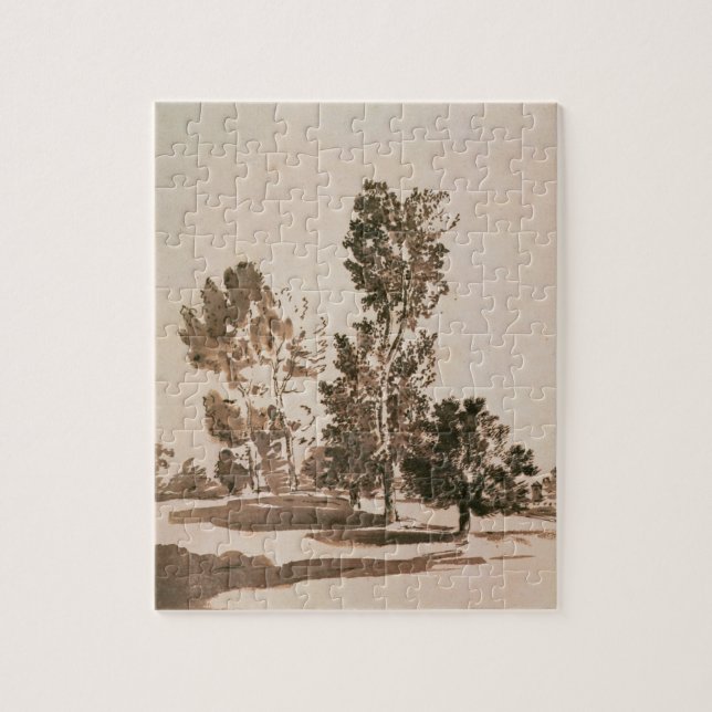 Baum-Studie (Stift u. Tinte auf Papier) (Vertikal)