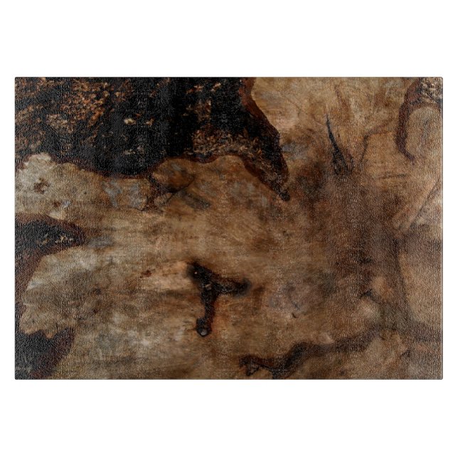 Baum-Stumpf-Schneidebrett Schneidebrett (Vorderseite)