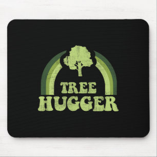 Baum-Umarmer Vintage Retro Natur Umwelt Ohr Mousepad