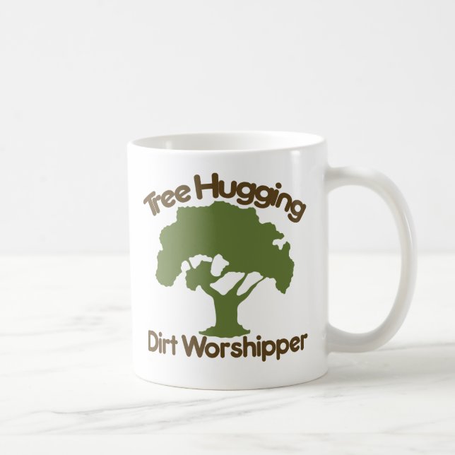 Baum umarmt Dreck Kaffeetasse (Rechts)