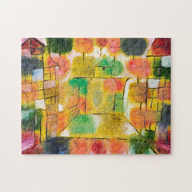 Baum und Architektur-Rhythmen - Paul Klee - (Horizontal)