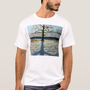 Baum und Schatten Calke Abtei Derbyshire T-Shirt