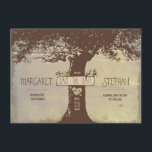 Baum- und Stringleuchten Save the Date Karte<br><div class="desc">Rustikale grungy Save the Date Karte mit alter Eiche dekoriert mit Saitenleuchten und Liebe Herz geschnitzt auf seinem Kofferraum. — Wenn Sie die IT-Taste drücken,  können Sie den Schriftart-Stil,  die Farbe,  die Größe,  das Verschieben usw. verändern. Das gibt Ihnen mehr Möglichkeiten!</div>