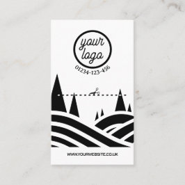 Baum-Verkürzung der Visitenkarte