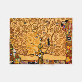 Baum von Gustav Klimt Fleecedecke