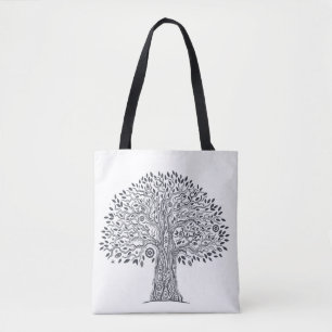 Baum von Leben-Gekritzel 2 Tasche