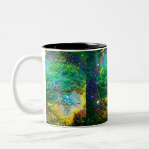 Baum von LebenWellness Zweifarbige Tasse