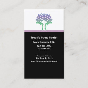 Baum von Life Zuhause Health Business Cards Visitenkarte