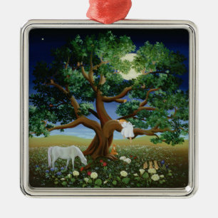 Baum von Träumen 1994 Silbernes Ornament