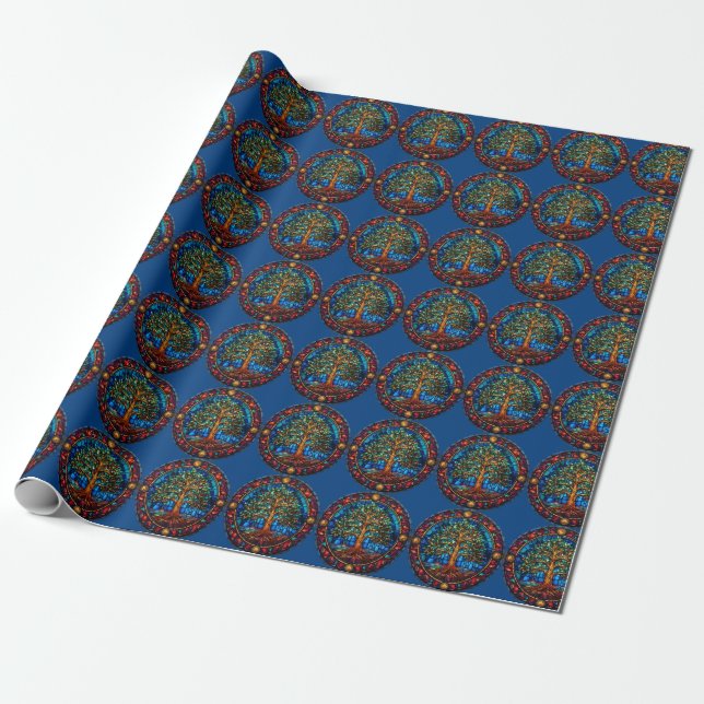 Baum-Wrapping Paper Geschenkpapier (Ungerollt)