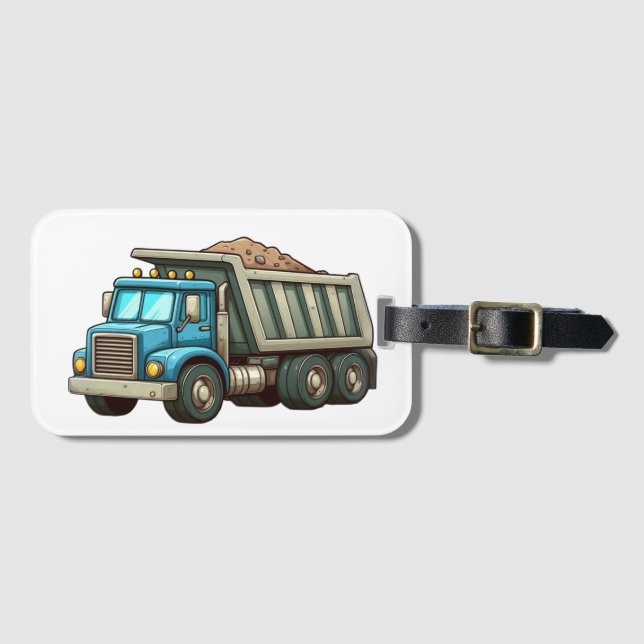 Baumaschine/Muldenkipper/Dumper Gepäckanhänger (Vorderseite (Horizontal))