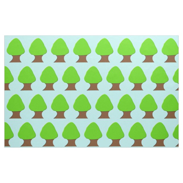 Baumbestand Gemustertes Handwerksmaterial Stoff (Fat Quarter (45,7 x 55,9 cm))