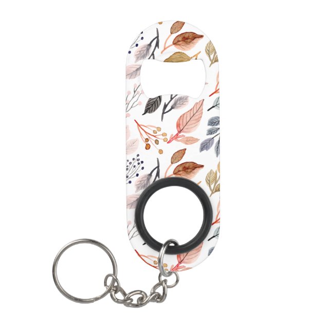Baumblätter Mini Flaschenöffner (Vorderseite)