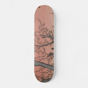 Baumblüten Pflaumengarten Japanischer Holzblock Skateboard