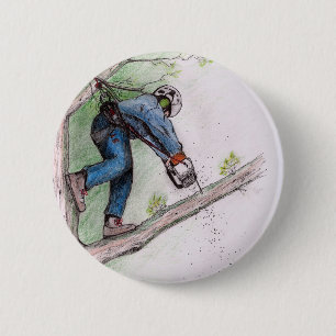 Baumchirurg Arborist Button