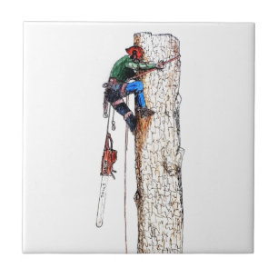 Baumchirurg Arborist Fliese