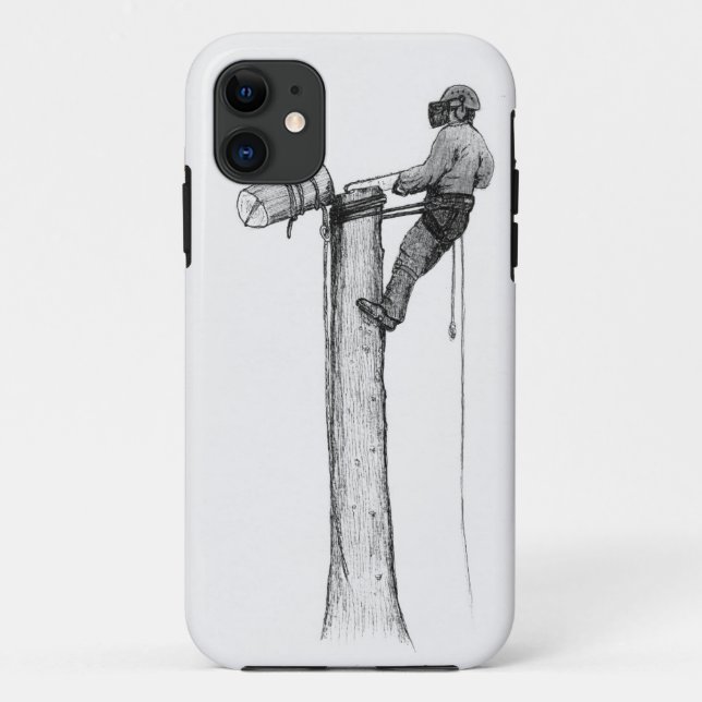 Baumchirurg Arborist Forester Case-Mate iPhone Hülle (Rückseite)
