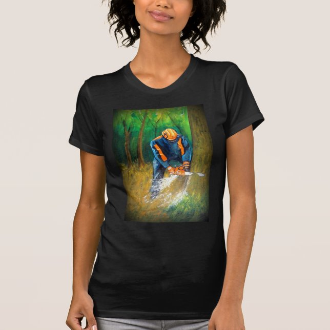 Baumchirurg Arborist Forester T-Shirt (Vorderseite)