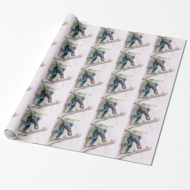 Baumchirurg Arborist Lumberjack Geschenkpapier (Ungerollt)