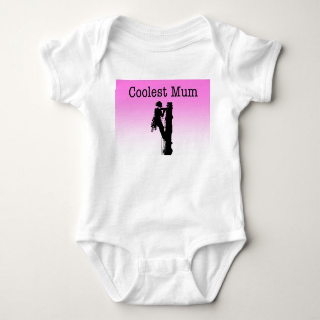 Baumchirurg Arborist New Baby Geschenk Baby Strampler (Vorderseite)