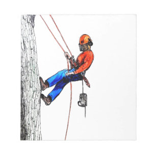 Baumchirurg Arborist Notizblock