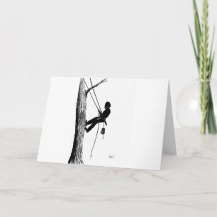 Baumchirurg Arborist Weihnachtsgeschenk Feiertagskarte