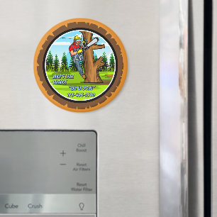 Baumdienst Entfernungsdienst Geschäft anpassen Magnet