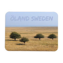 Bäume an der Savannah, Öland, Schweden