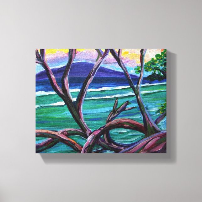 Bäume auf tausend Gipfeln Leinwanddruck (Vorderseite)