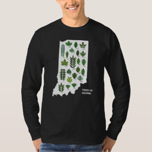 Bäume aus dem langgestreckten Shirt der Indiana M