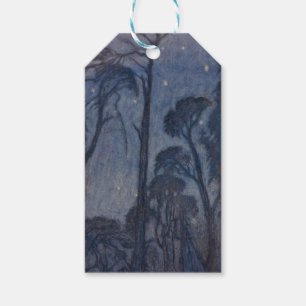 Bäume bei Twilight (von Edward Robert Hughes) Geschenkanhänger