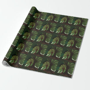 Bäume Botanische Natur Geschenkpapier