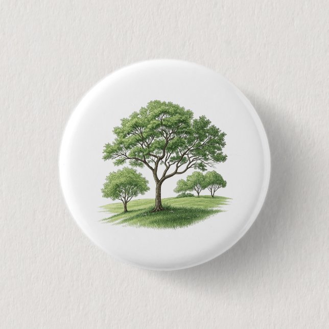 Bäume Button (Vorderseite)