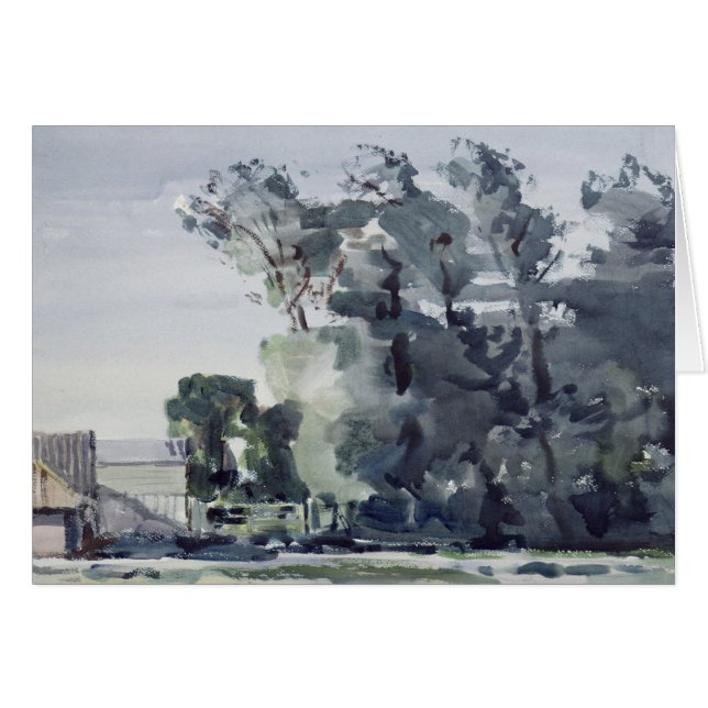 Bäume - Dämmerung (Vorderseite (Horizontal))