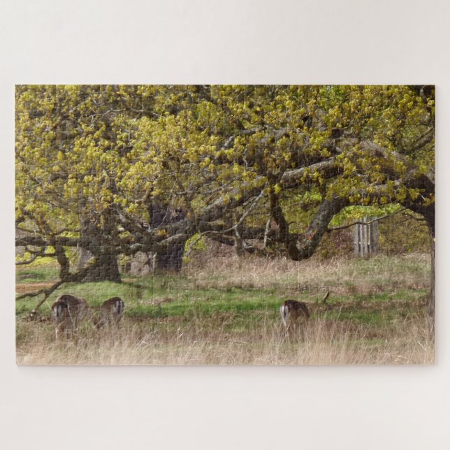 Bäume & Deers Jigsaw Puzzle (Horizontal)