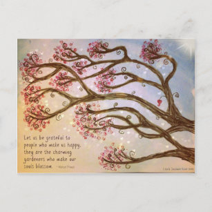 Bäume der Weisheit Postkarte