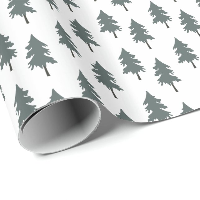 Bäume des Waldes. Wüsten-Leben. geht w-Fuchskarte Geschenkpapier (Rolleneckpunkt)