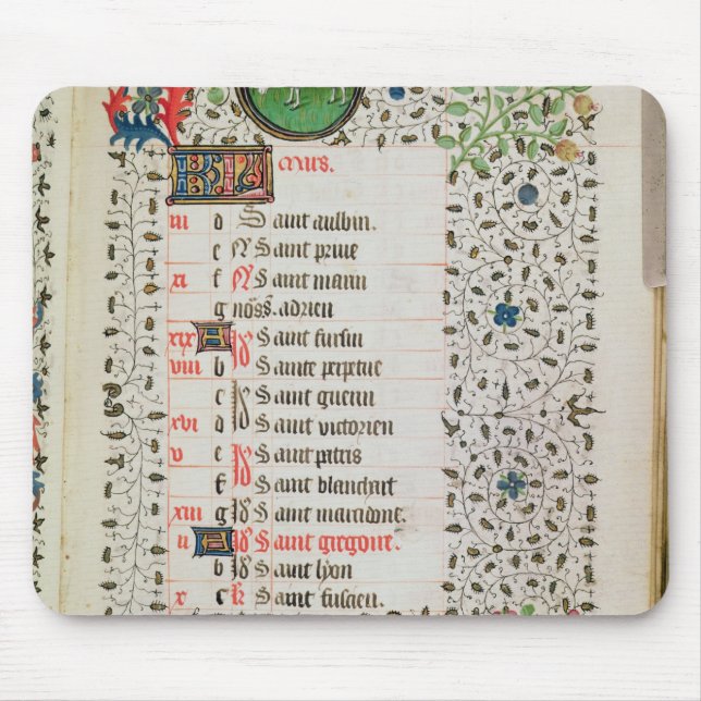 Bäume des Widders und eines Mannholzschlags Mousepad (Vorne)