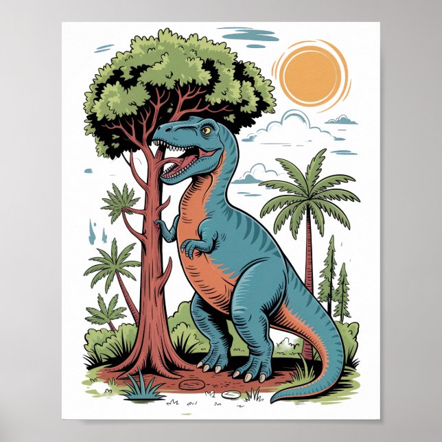 Bäume fressen zu müssen poster (Vorne)