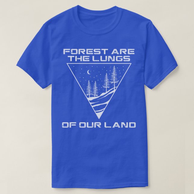 Bäume für Gesundheit T-Shirt (Design vorne)