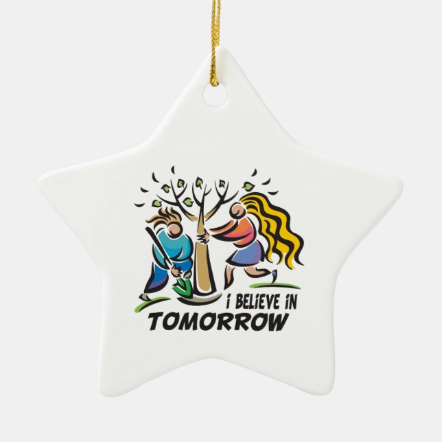 Bäume für morgen keramikornament (Vorne)