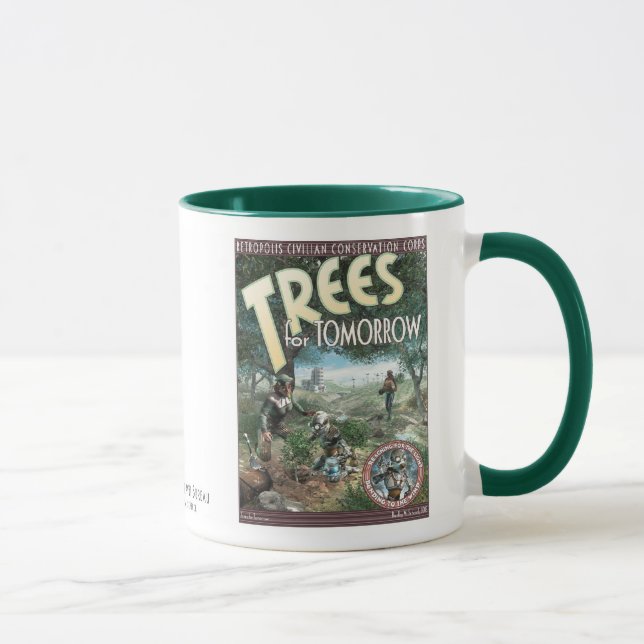 Bäume für morgen! Tasse (Rechts)