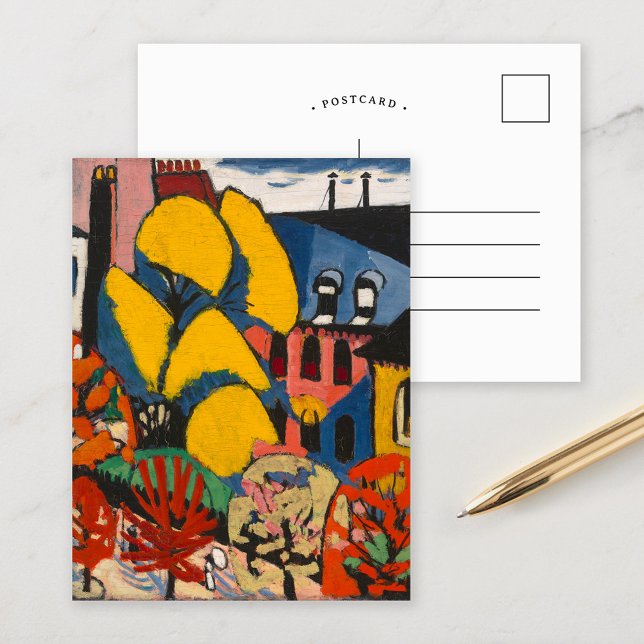 Bäume | Henry Lyman Saően Postkarte (Von Creator hochgeladen)