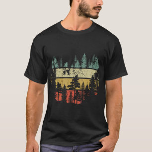 Bäume im Freien Natur Retrowald T-Shirt