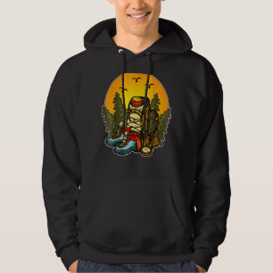 Bäume im Freien Rucksack Bergwanderstiefel Hoodie