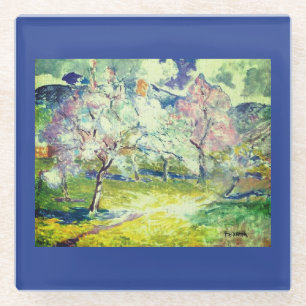 Bäume im Frühling von Janos Thorma Untersetzer