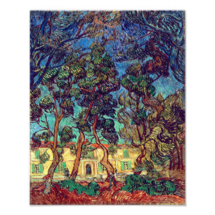 Bäume im Hospitalgarten Van Gogh Fotodruck